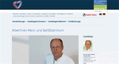 Desktop Screenshot of albertinen-herzzentrum.de